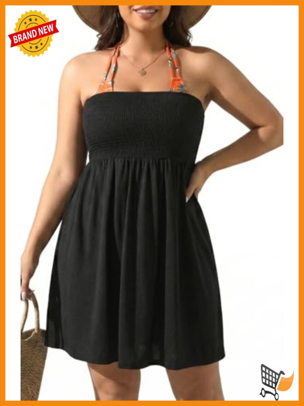 Strapless Tube Top Beach Dress Cover Up